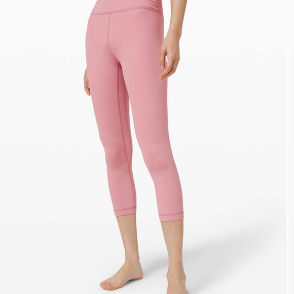 Lululemon Align HR Crop 21” Cross Waist - Picture 2 of 6